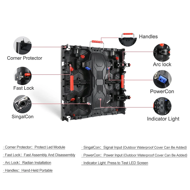 3 × 2 м P3.91 500 мм зеркальный дисплей полноцветный SMD2121 P2.604 P2.976 сращивающаяся