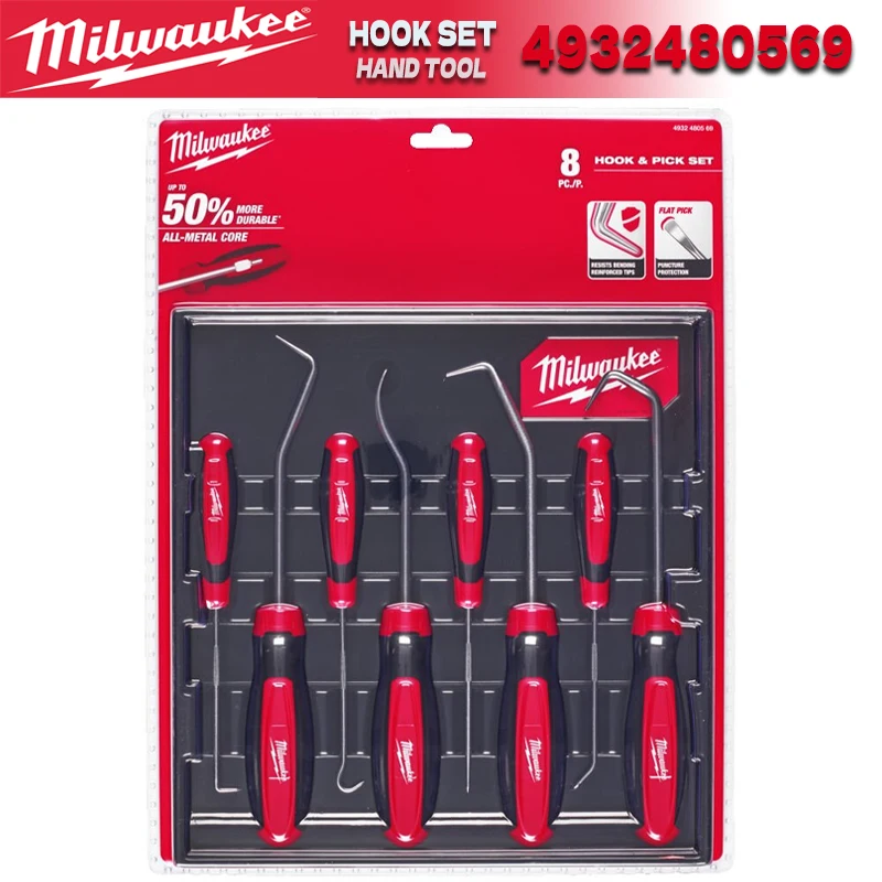 

Milwaukee набор крючков и отмычек 8 шт