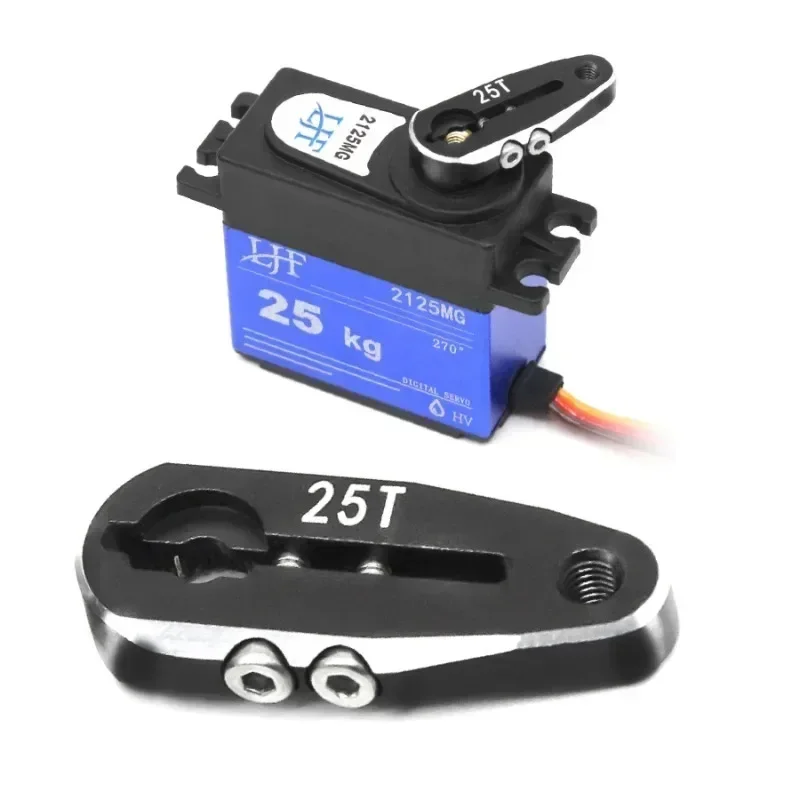 Металлический сервопривод 25T для 1/10 RC гусеничного автомобиля лодки Futaba HSP Wltoys TRXS