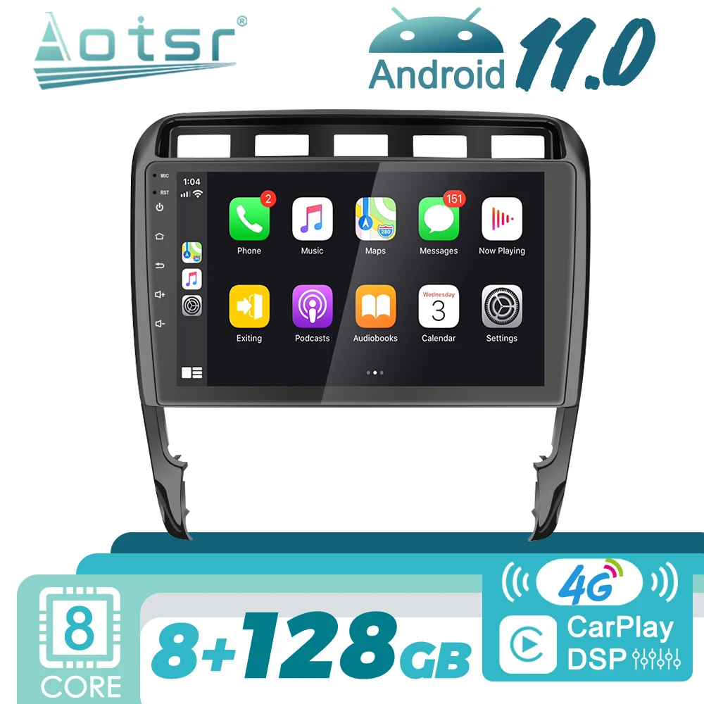 Автомагнитола для Porsche Cayenne 2002-2010 Android GPS-навигация мультимедийный плеер стерео 2Din