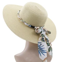 new foldable wide brim floppy girls straw hat sun hat beach women summer hat uv protect travel cap lady cap female