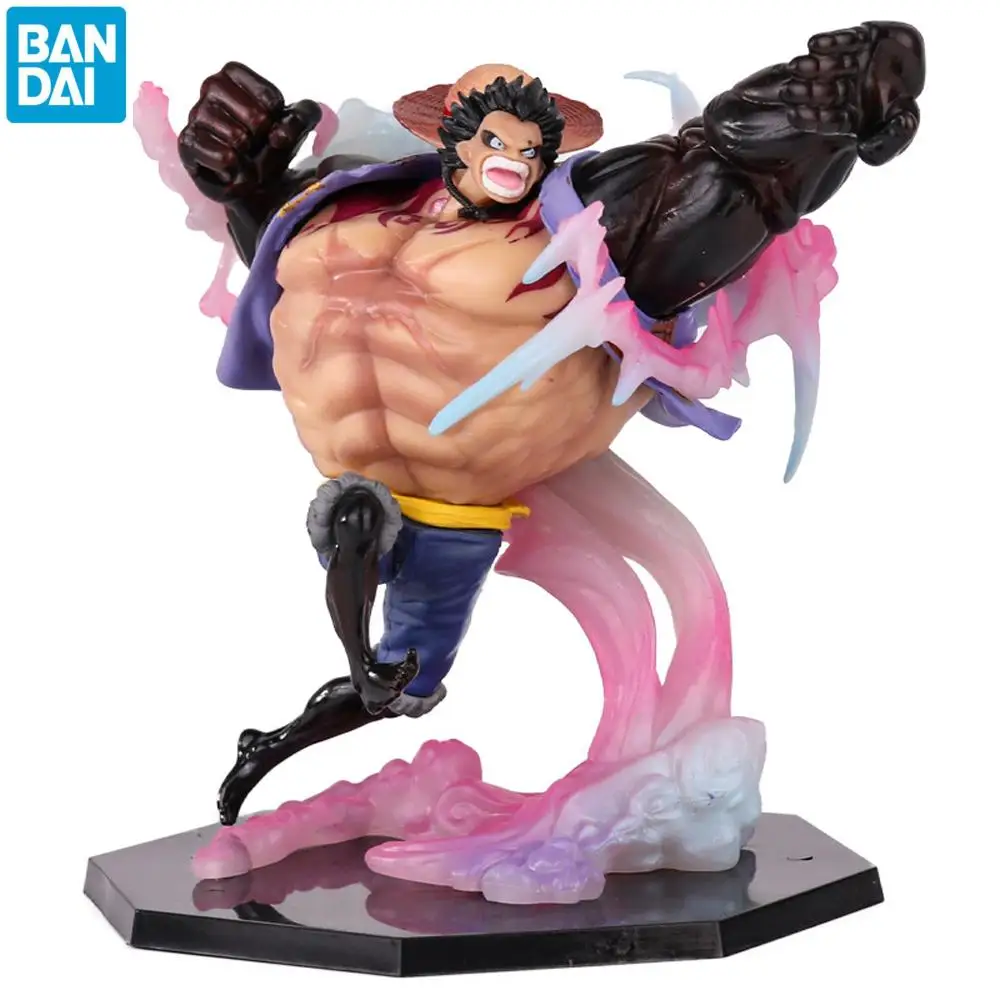 

Bandai One Piece Combat Form Fourth Gear Luffy 15Cm Anime Collectible Toy Decoration Model Birthday Gift Original New In Stock