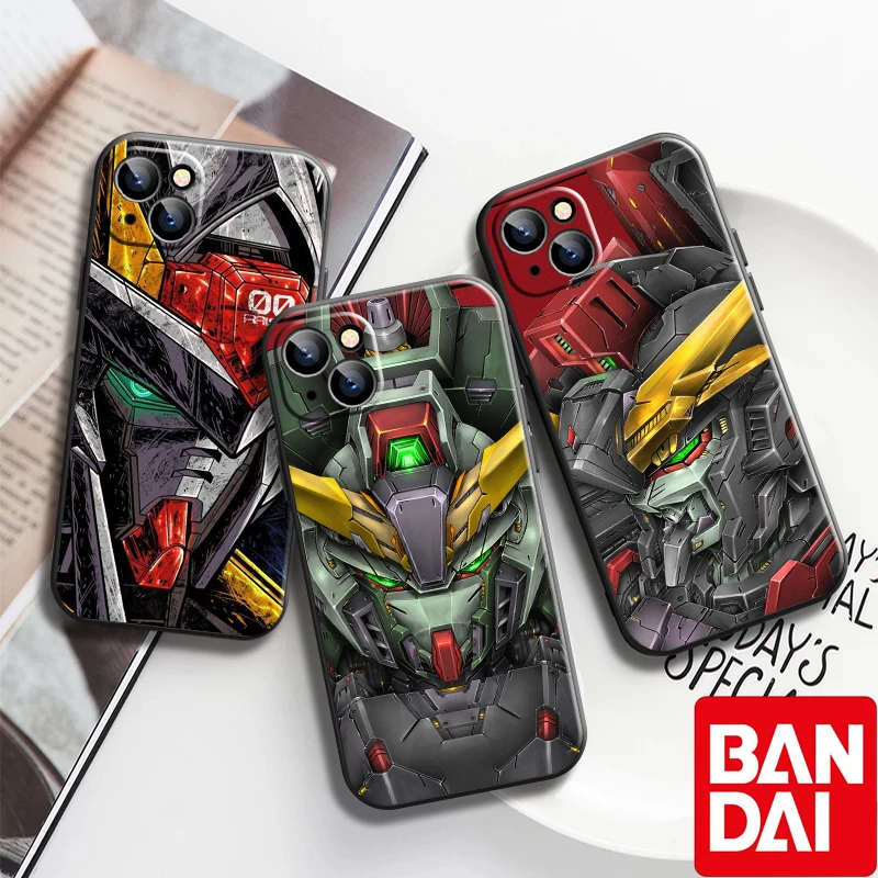 

Gundam Mobile Suit Case For iPhone 11 12 13 Pro MAX 7 8 6 6S Plus SE 2020 X XR XS MAX 13 12 Mini Phone Protect Anime Designer