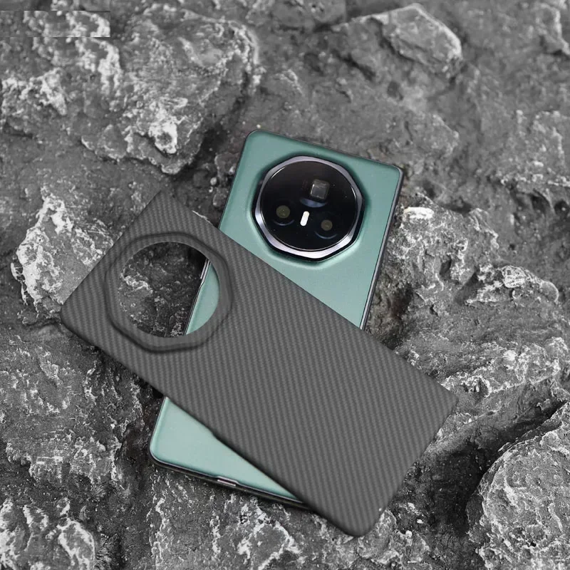 Чехол для Huawei Honor Magic V3 Magsafe Strength магнитный из настоящего углеродного волокна