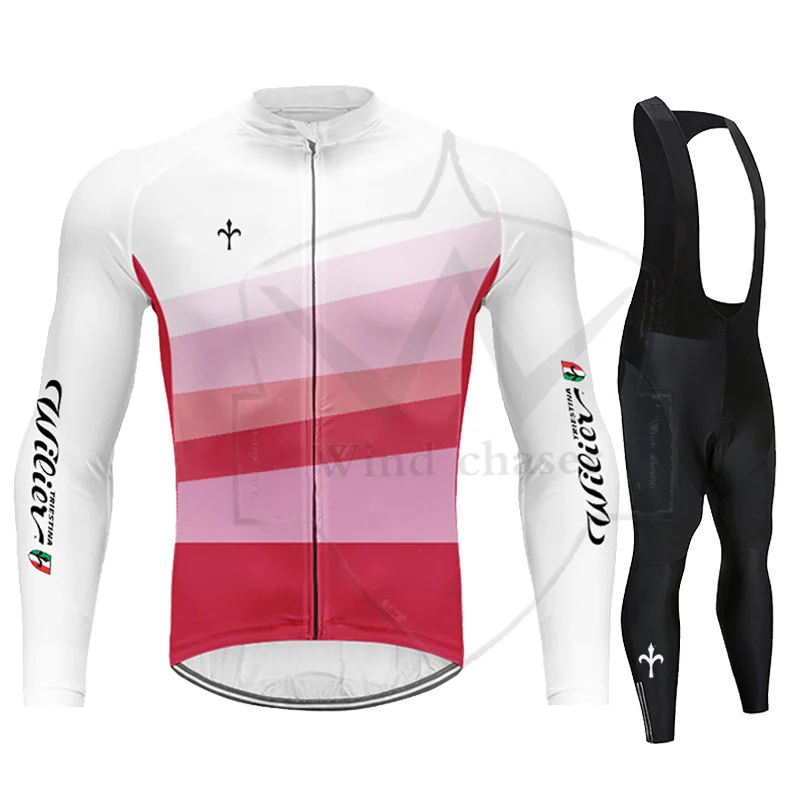 

Wilier Long Sleeve Cycling Jersey Set Autumn Quick-Dry MTB Bike Cycling Pants Spring Racing Road Bicycle Cycling Clothing Set