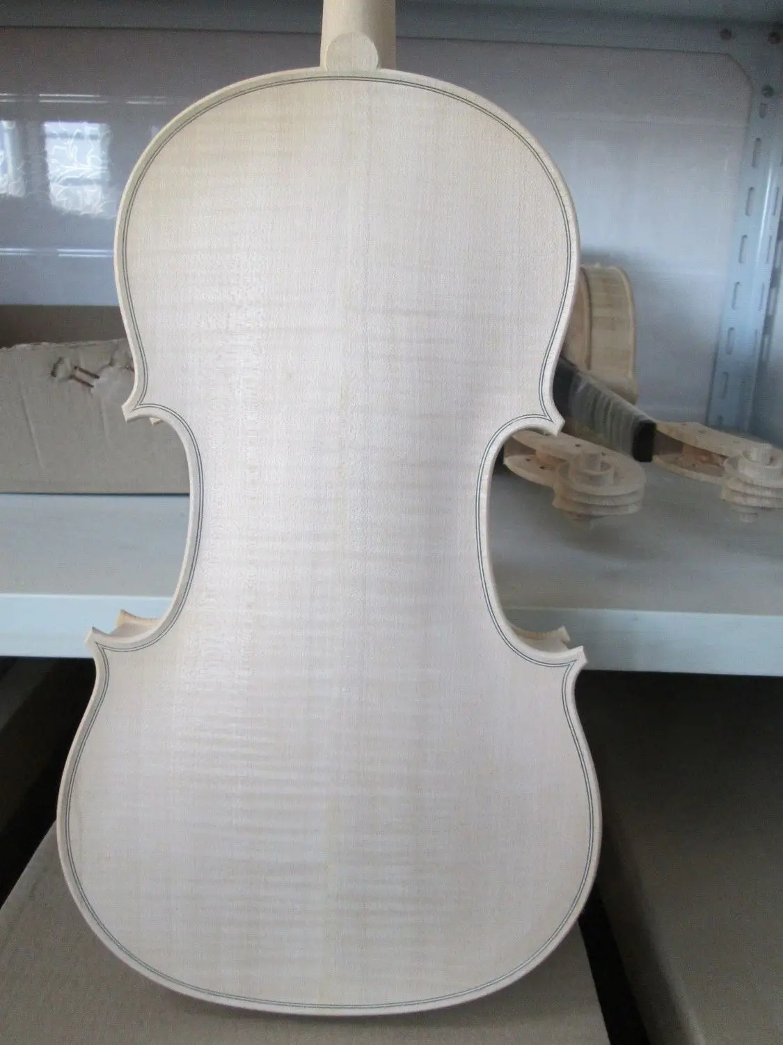 Скрипка белая для обучения экзамен 4/4 европейский материал скрипка ручной работы