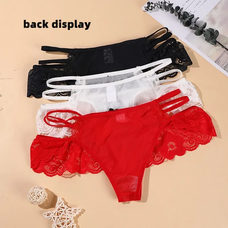 

Женские стринги, женское нижнее белье, женское нижнее белье, трусики для пикантных стрингов, женское нижнее белье Whuta, кружевное нижнее бель...