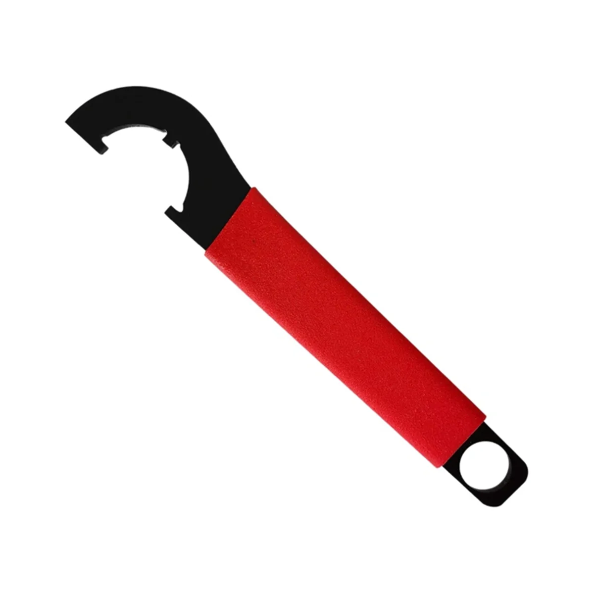 

Nut Wrench 1 1/4 with Non- Rubber Handle, Adjustable Spanner Wrench Tool Buffer Tube Locknut Wrench