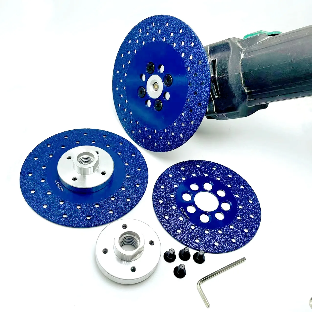 

M14 M10 5/8-11 Diamond Cutting Grinding Disc 100/115/125 mm Double Sided Grinding Wheel Granite Marble Vacuum Brazed Saw Blade