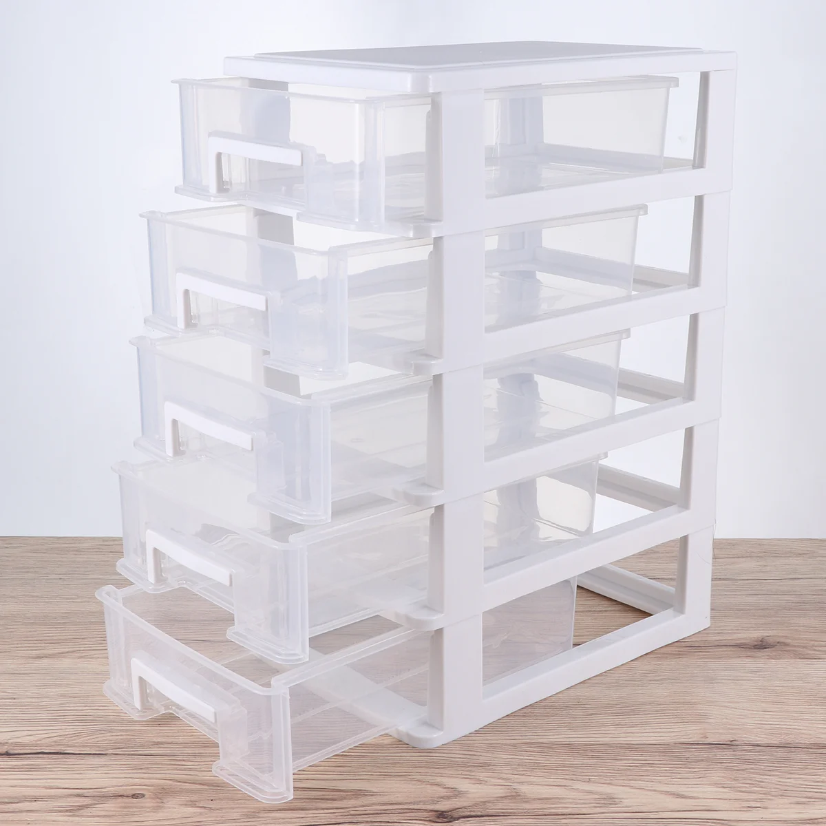 

Makeup Storage Box Clear Silverware Organizer Stationary Holder Storage Bins Clothes Cupboard Plastic Drawers Boxes