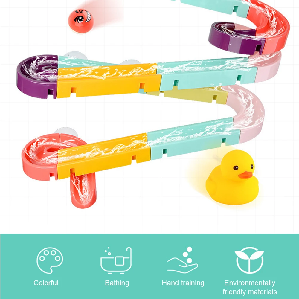 Детские Игрушки для ванны настенная присоска Мраморная гоночная трасса трек