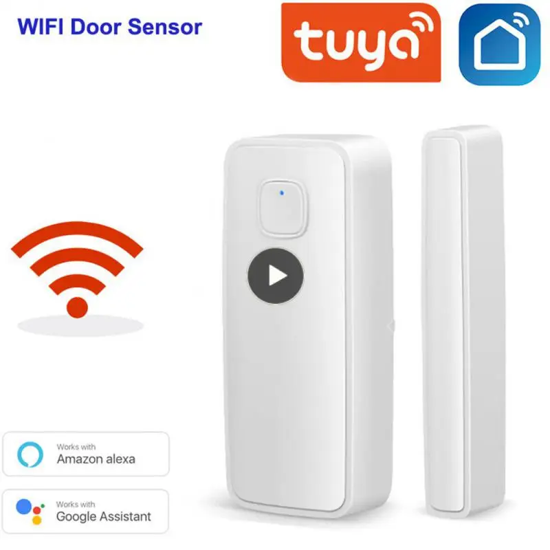 

Anti-theft Equipment Wifi Door Sensor Tuya Voice Control Door And Window Alarm Support Alexa Google Assistant Low Power