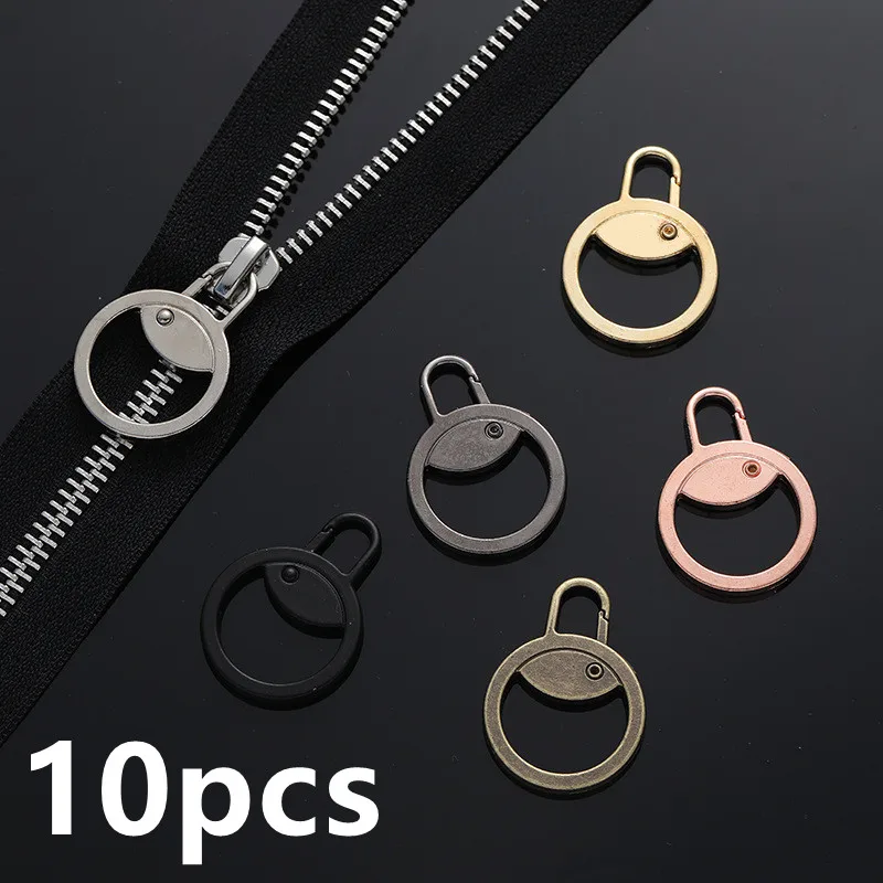 Новинка съемный съемник молнии металлическое кольцо головка набор для