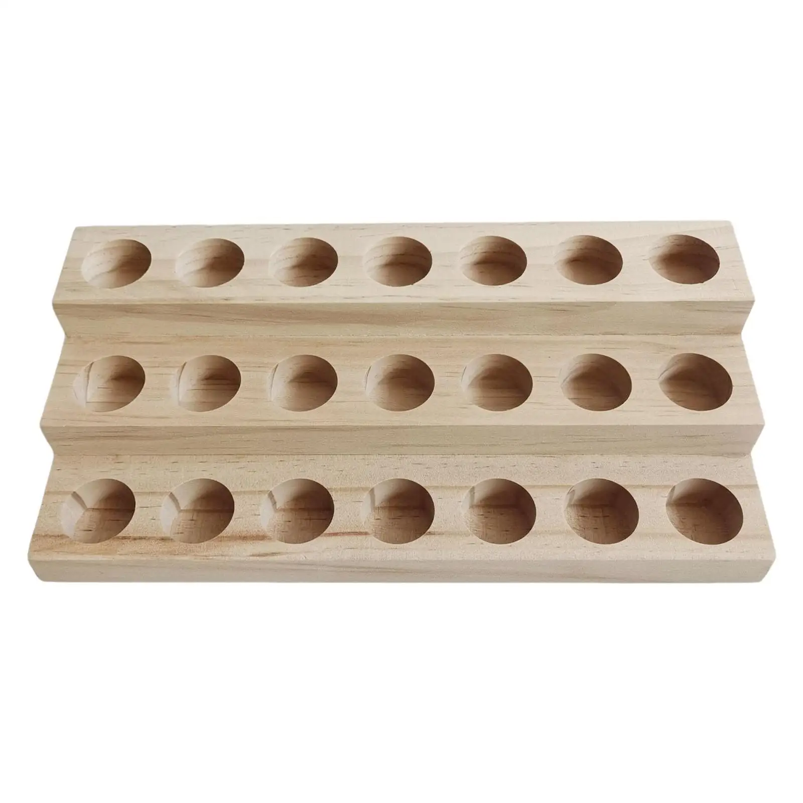 

Wooden Essential Oil Storage Rack 3 Tier for 10ml Bottles Beauty Salon