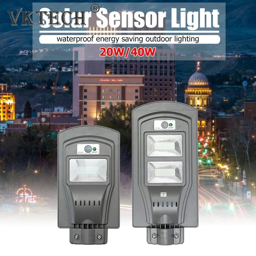 

80LED Wireless Solar Street Light Remote Control COB Solar Light PIR Motion Sensor IP65 Outdoor Solar Wall Light Waterproof Lamp