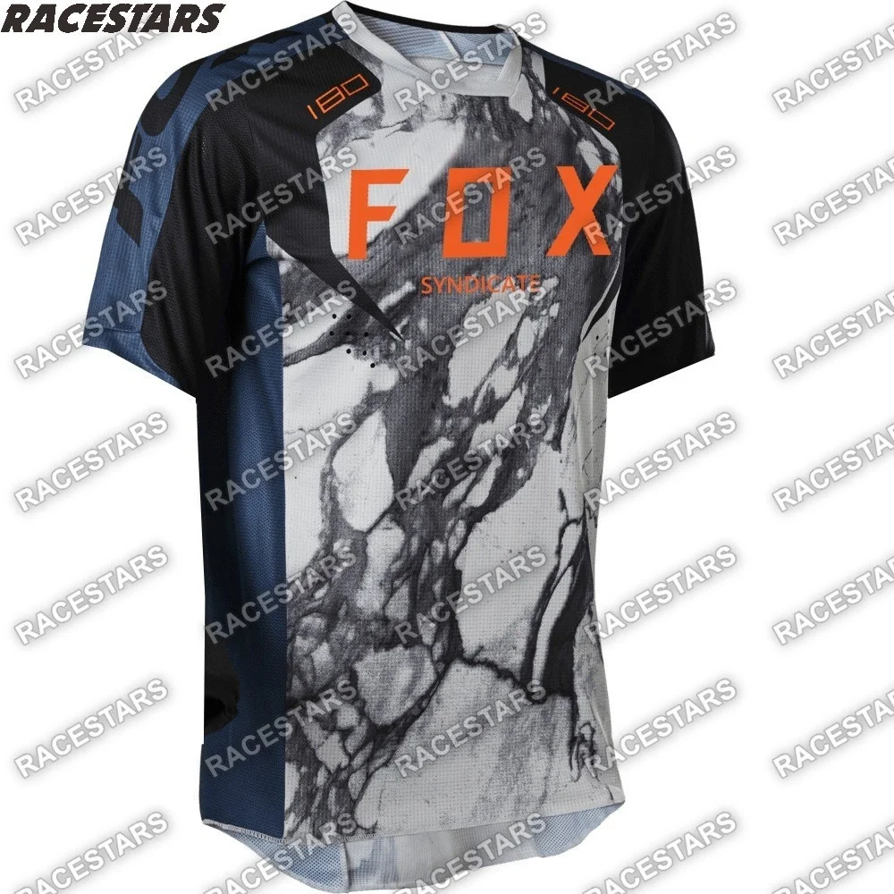

Motorcycle Short Sleeve Moto Men's Downhill Mountain Jersey Dirt Bike Clothes MTB Shirts Offroad DH Motocross Sportwear Racing