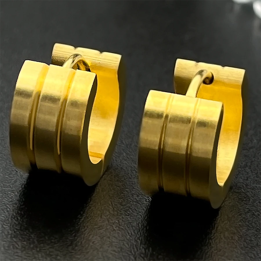 Гипоаллергенные серьги из титановой стали 1 пара