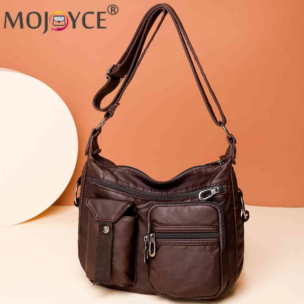 

Женская сумка-тоут из ПУ кожи, с несколькими карманами