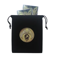 tarot storage bag flannel drawstring pouch divination bags mini lightweight storage pouches for coin dice tarot purses oracle