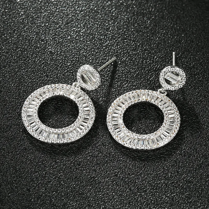 Модные ювелирные изделия маленькие круглые полые бриллианты стразы из