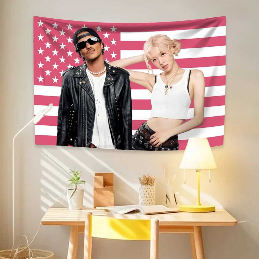 

Поп-певица, розы, гобелен, милый музыкальный художественный принт, украшение дома, спальня, общежитие, фон, концертный баннер, подарок для фанатов