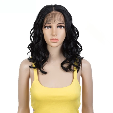 Noble 13x 7 Lace Front Wig Synthetic 12 Inch Long Wavy Light Blonde Ombre Wigs Lace Front Wigs Ombre Synthetic Lace Front Wig