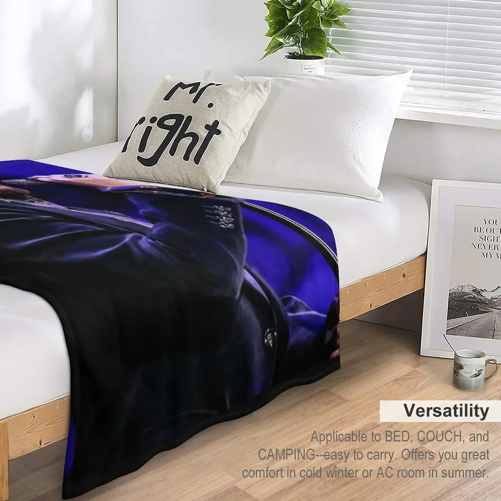 Декоративное одеяло Адам Ламберт для ребенка плюшевые среды мягкие клетчатые