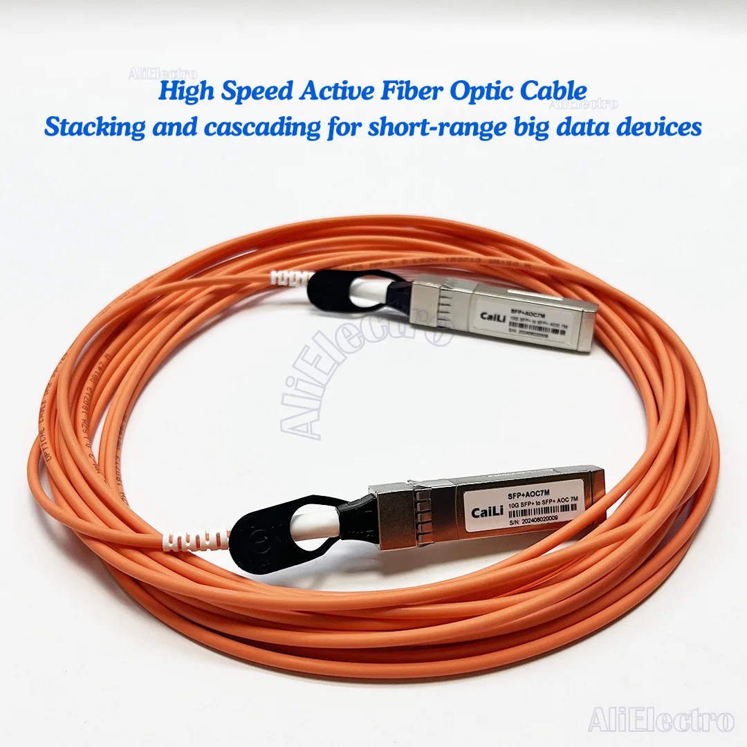 Кабель AOC OM2 3/5/7/10/20 м 10 ГБ активный Оптический SFP-кабель ASE (AOC) для Cisco Mikrotik Ubiquiti и т.