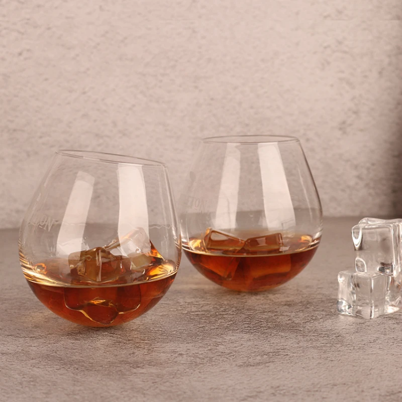 Фото Стакан для виски Scotch Single Malt Whisky Singleton в форме капли/яйца, устойчивый, для ликера, виски, вина, для бара, дропшиппинг №3
