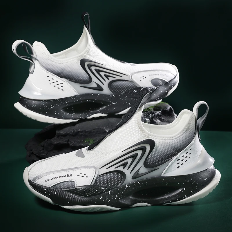 Free Running Shoes Men all-match Sneakers Men Mesh Breathable Cushion Jogging Sports Ultralight Sock Walking Shoes Male Footwear