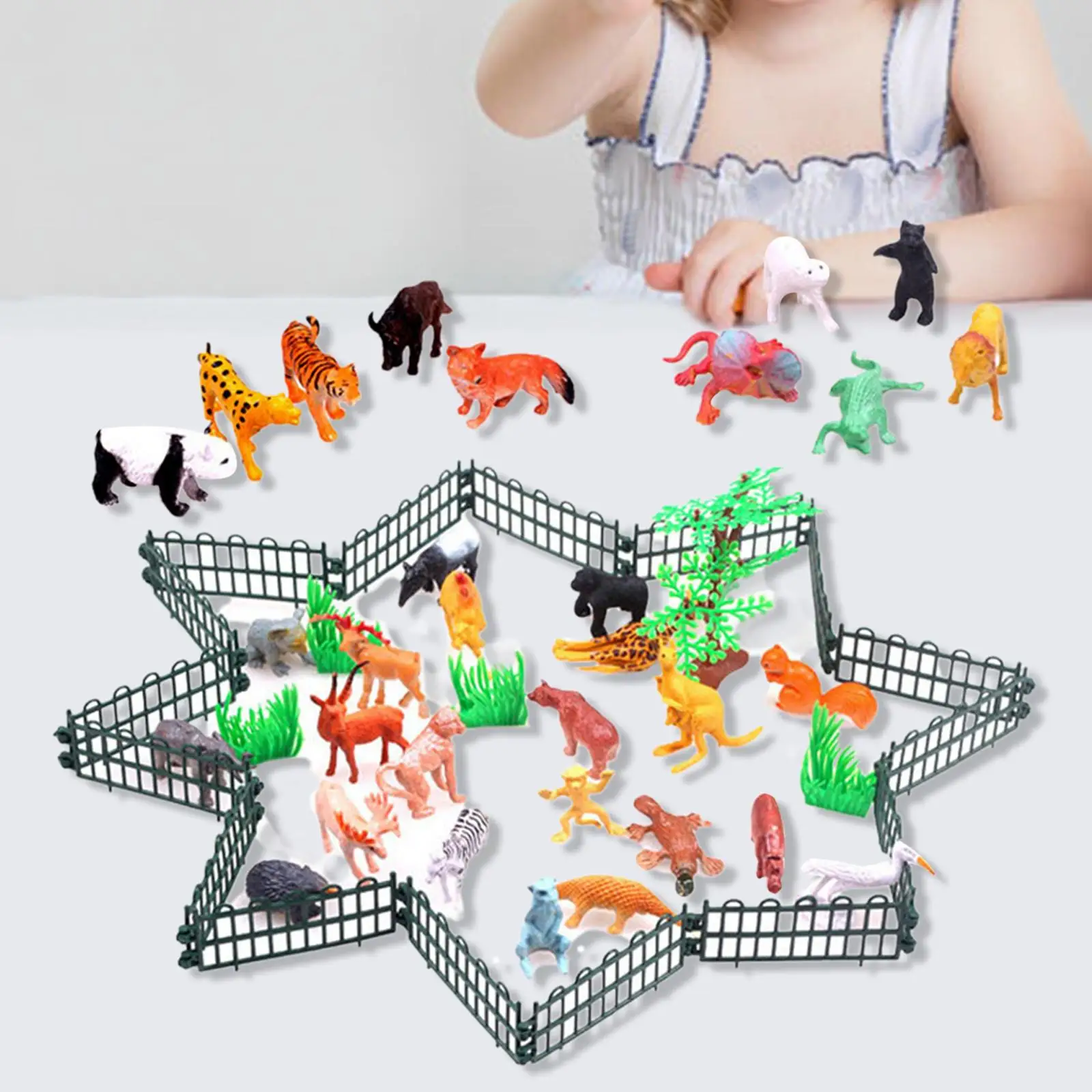 

Zoo Figurines Toys Leisure Souvenir Realistic for Jungle Theme Party Bedroom