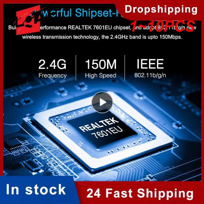 

Wi-Fi адаптер 5 дБ, 150 Мбит/с, USB 7601