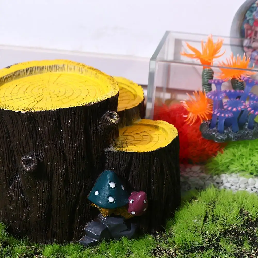 

2023 Fish Tank Decoration Durable Household Resin Turtle Avoiding Caves Reptile Hide Cave Lizard House Reptile Habitat