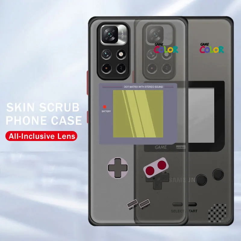 

Case Cover for Xiaomi Redmi Note 8 9 10 11 9a 11s Pro 3 7 9T 9S 6 4G 2 5Prime 5 Thin Game Machine Pattern Boys Soft Edge Cell