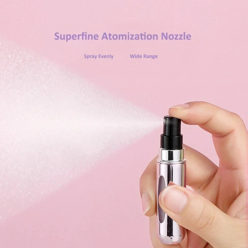 1PC 5ml 8ml Bottom Filled Perfume Bottle Cosmetics Sub-Bottling Atomizer Portable Refillable Spray Empty Container Bottle images - 6