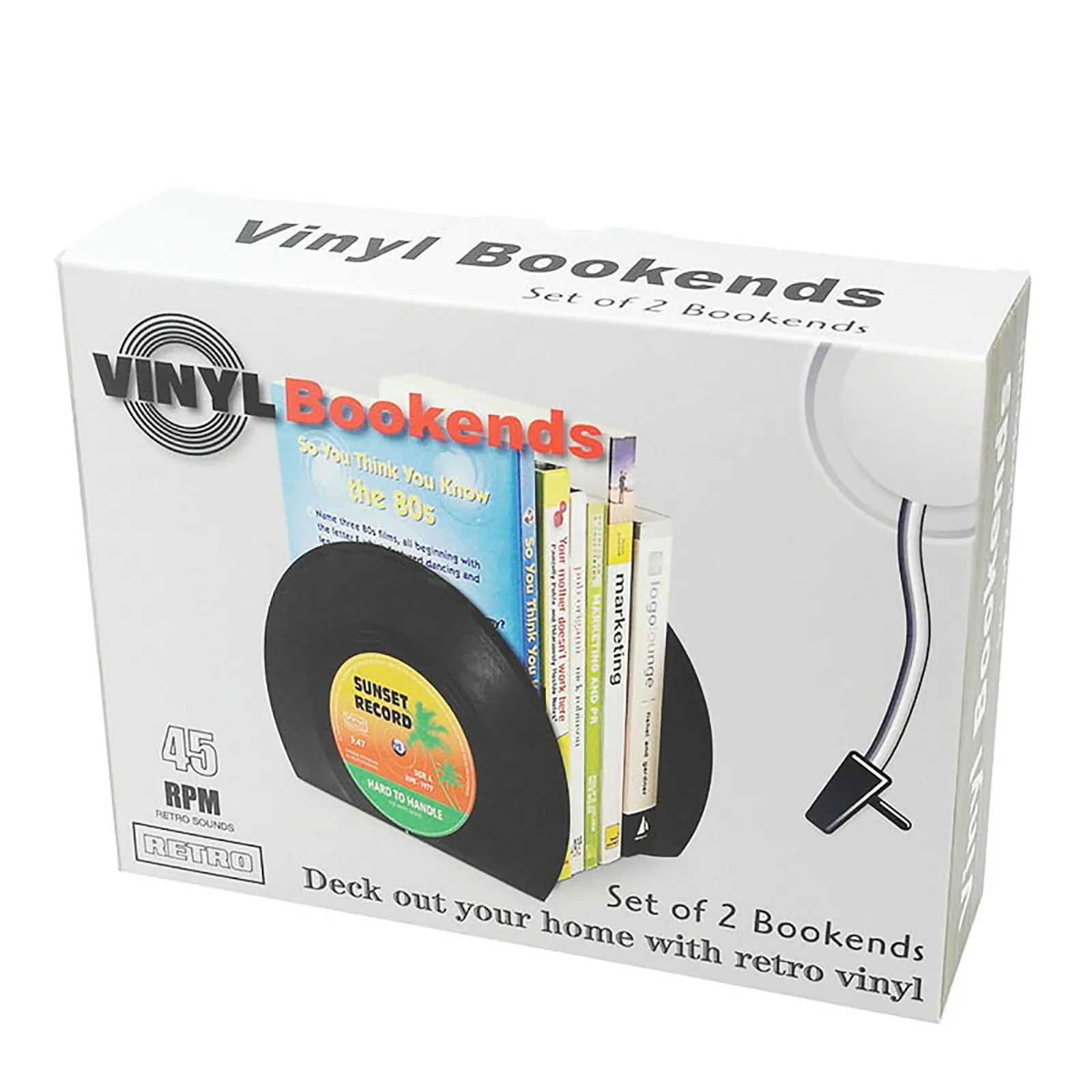 Уникальный дизайн утолщенная Ретро виниловая запись книжная полка стойка Cd для