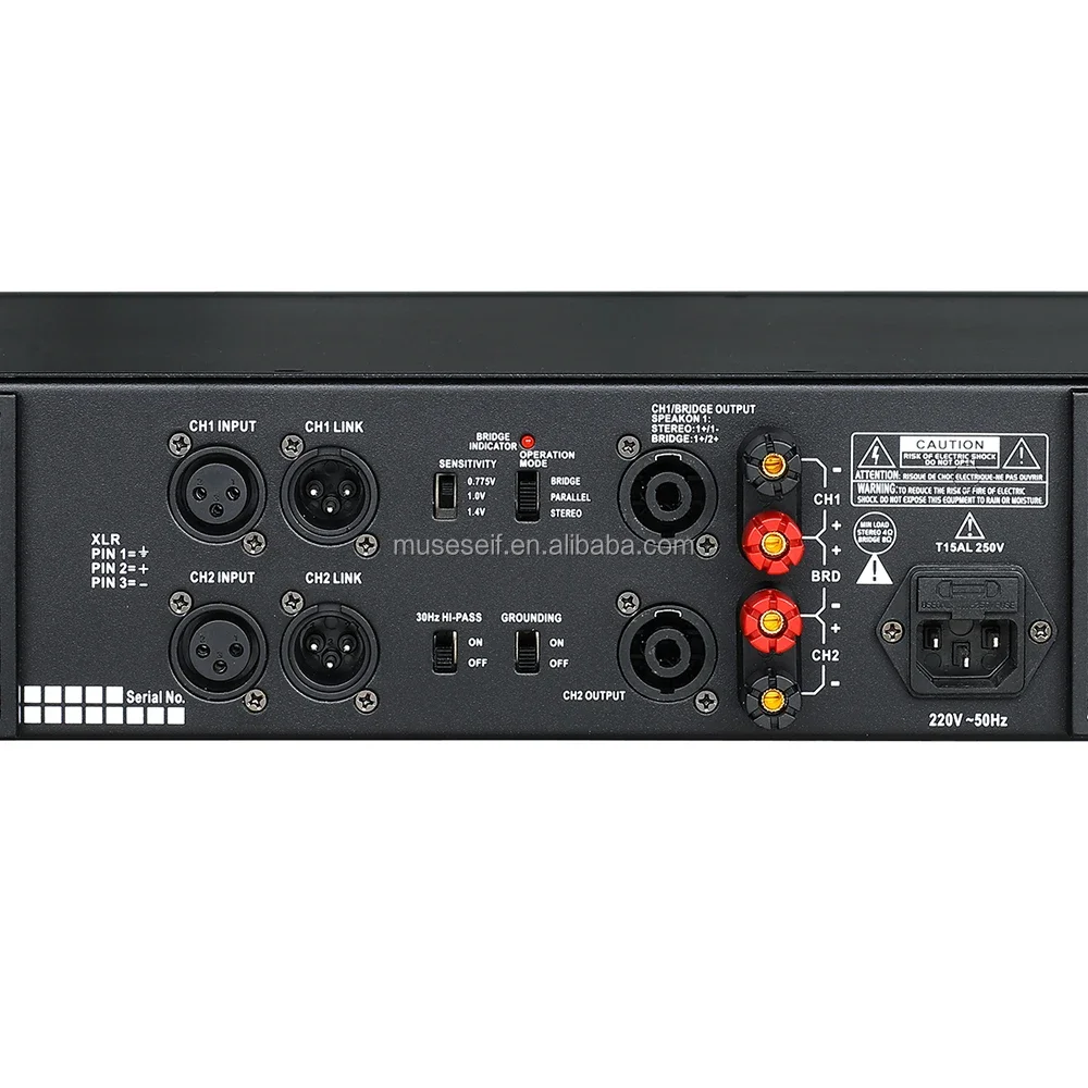 Серия EIFMT2400 2U стерео усилитель мощности малой мощности HiFi аудио усилитель мощности двухканальная звуковая система 2*400 Вт (art.: 3920d3c408f0f) - 3920d3c408f0f