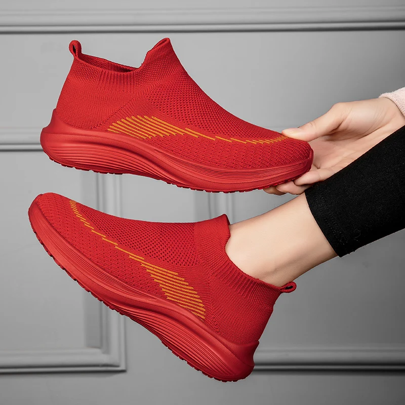 Классические Высокие Текстильные Кроссовки Унисекс С Дышащей Сеткой Белые