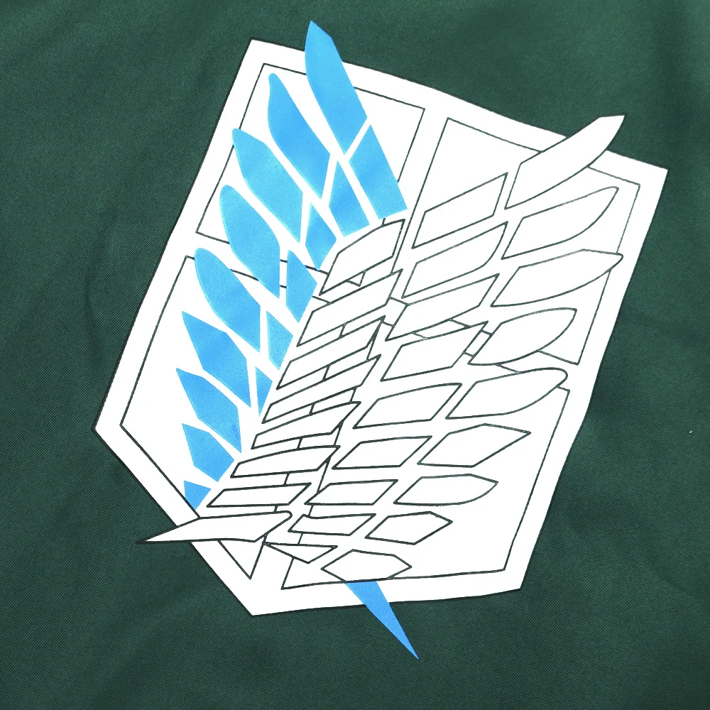 Костюмы для косплея аниме Атака Титанов взрослых гигантский плащ с зеленой