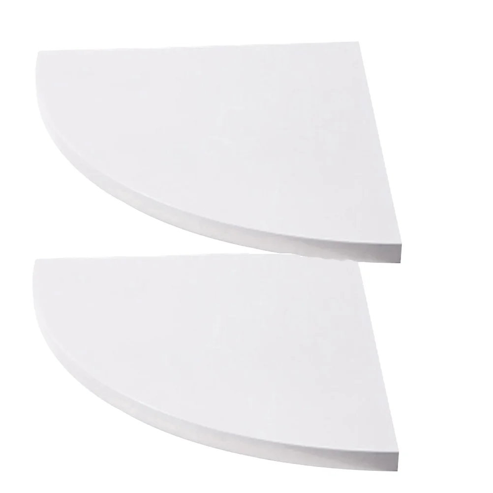 

Wall Corner Shelf Rack Storage Shelves White Bathroom Mount Holder Shaped Fan Triangle Bracket Wood Bedroom Kitchen Organizer