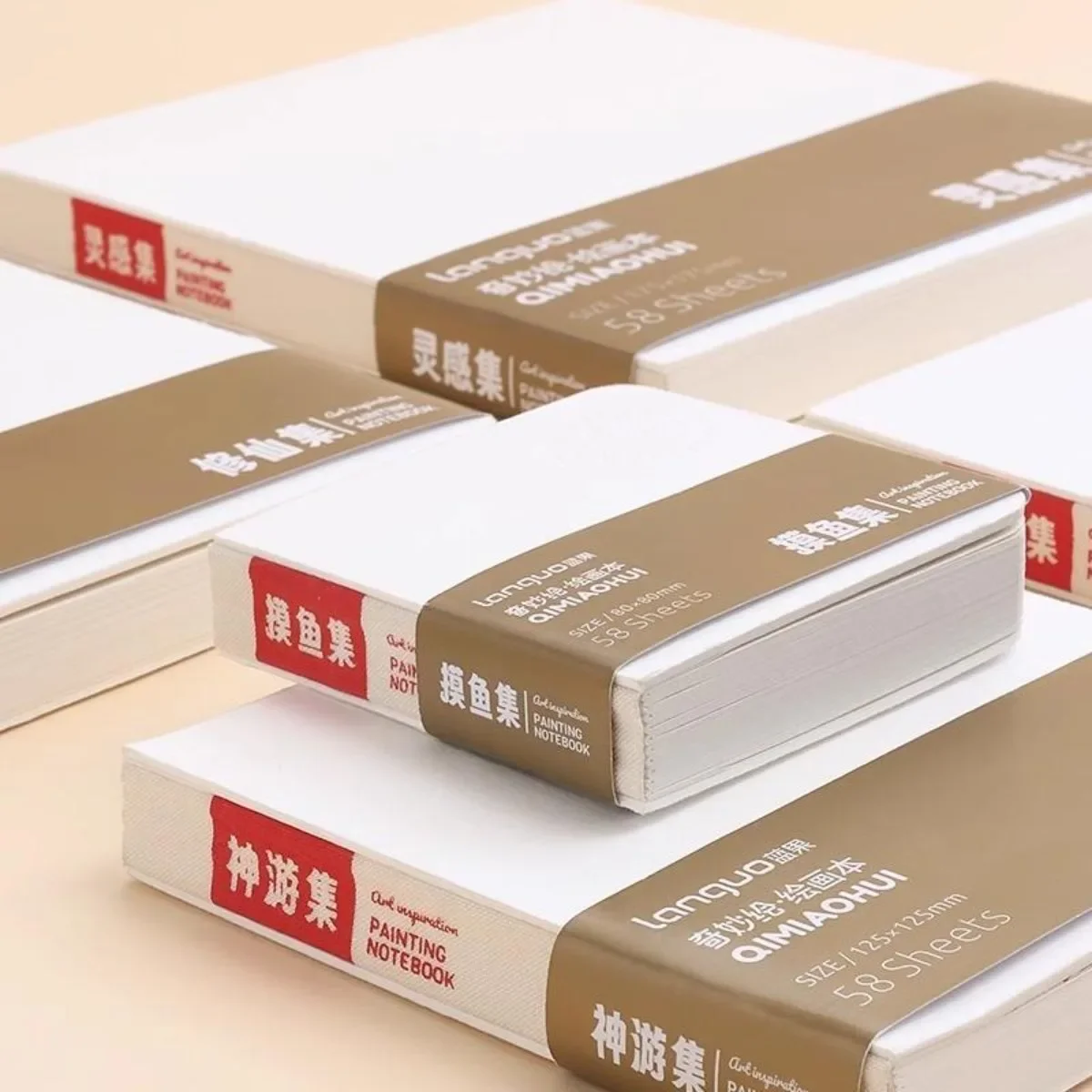 Languo альбом для рисования утолщенная передняя пустая бумага упражнений аниме