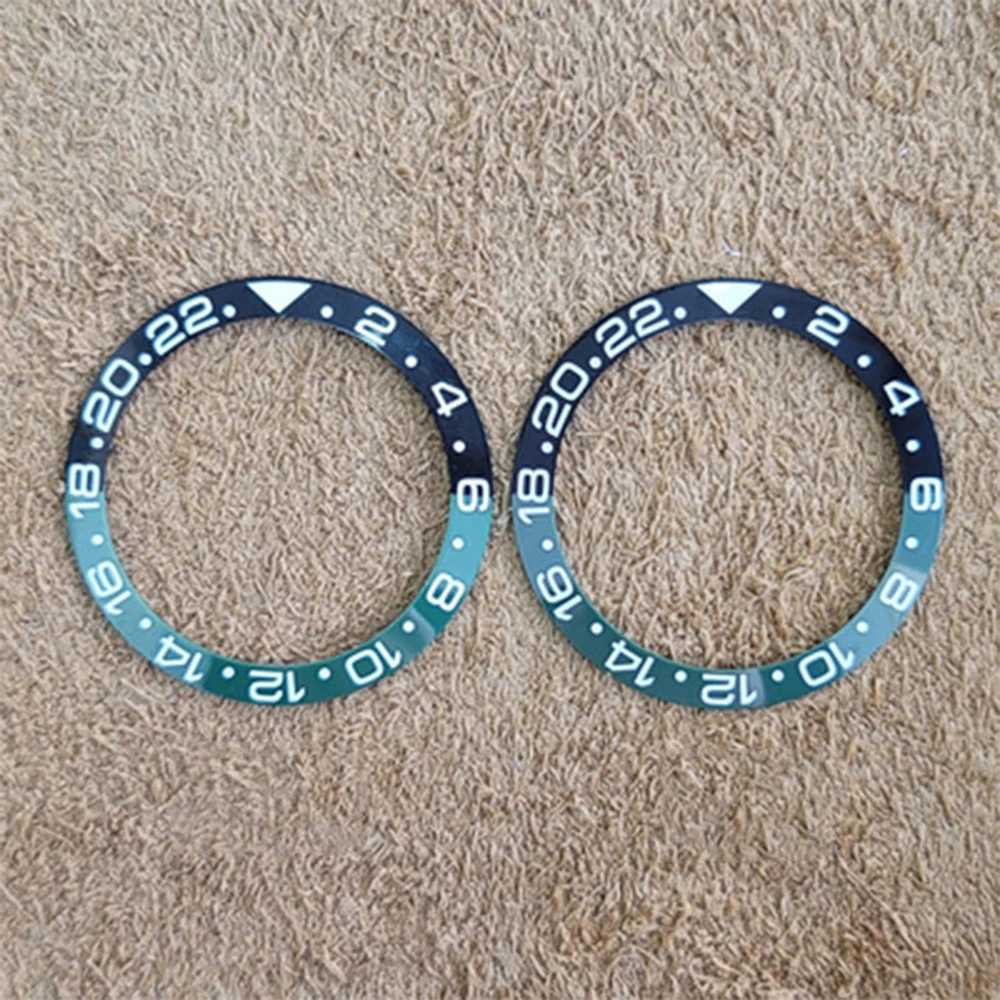 38mm 30.5mm Ceramic Bezel Ring Mouth Green Luminous Bezels Watch Retrofit Upgrade Accessories Blue Luminous Bezel