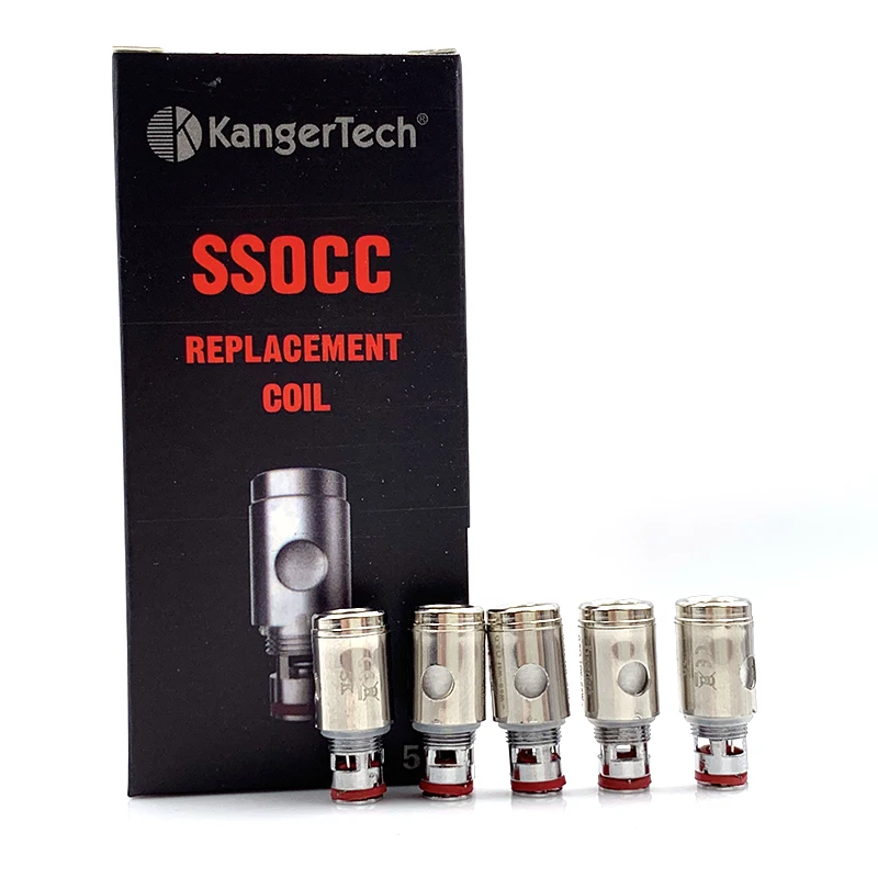 RunVape Kangertech SSOCC катушка 0 2/0 5/1 2 Ом RBA Сменная головка для Kanger Toptank Subtank Mini Sub Ohm бак |