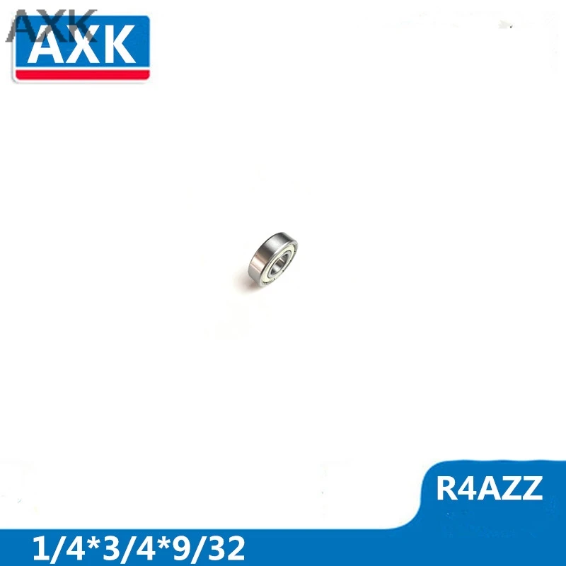 

AXK R4azz Bearing Abec-3 (10pcs) 1/4"x3/4"x9/32" Inch Miniature R4a Zz Ball Bearings For Rc Model Parts