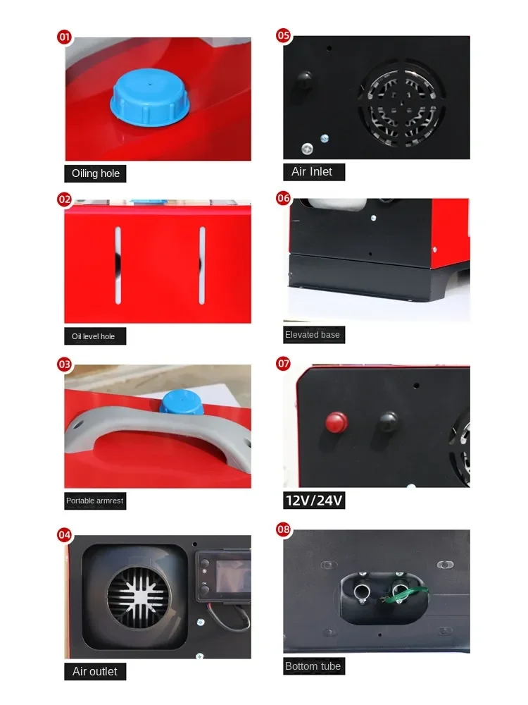 Горизонтальный одноотверстие 12 В 24 в 5 кВт 8 автоматический фотоглушитель