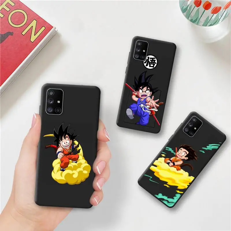 

Anime Dragon Ball Son Goku DBZ Phone Case For Samsung Galaxy A52 A21S A02S A12 A31 A81 A10 A30 A32 A50 A80 A71 A51 5G