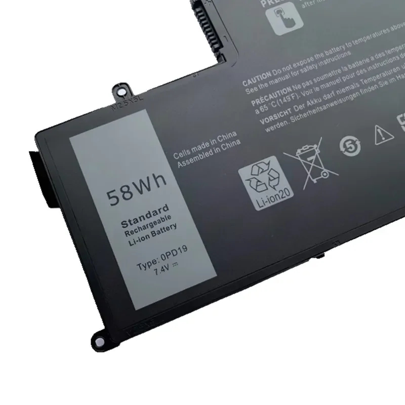 0PD19 OPD19 7 4 V 58Wh Аккумулятор для ноутбука DELL Inspiron 14 3450 3550 5448 5545 5547 5445 15 14-5447 15-5547 TRHFF 58DP4