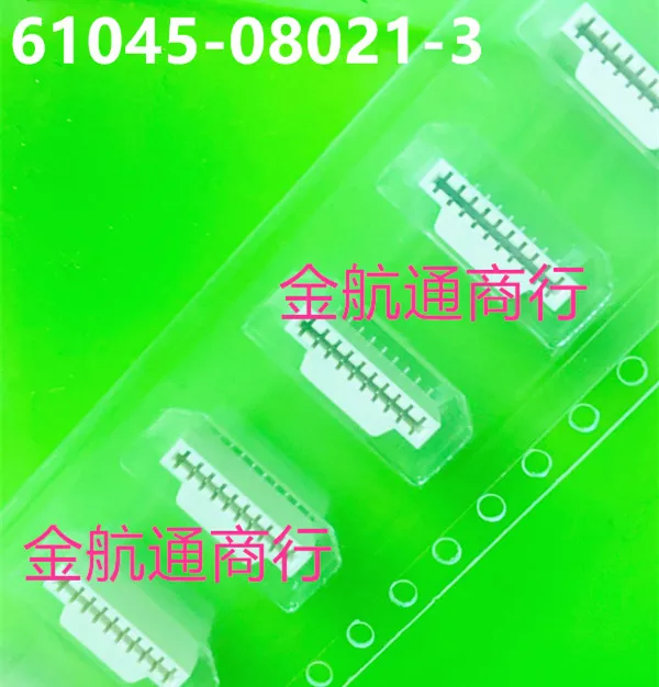 

50pcs/lot 1.0 FPC seat 8 Pin vertical SMD without lock 161045-08021-3 Connector 100% new and original