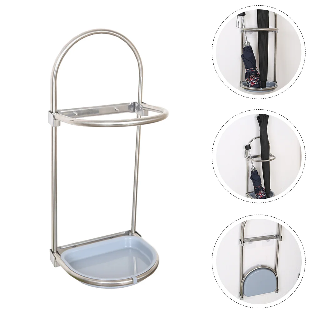 

Umbrella Stand Holder Rack Organizer Cane Walking Freestanding Shelf Storage Drip Tray Bucket Folding Canes Entryway Stickwall