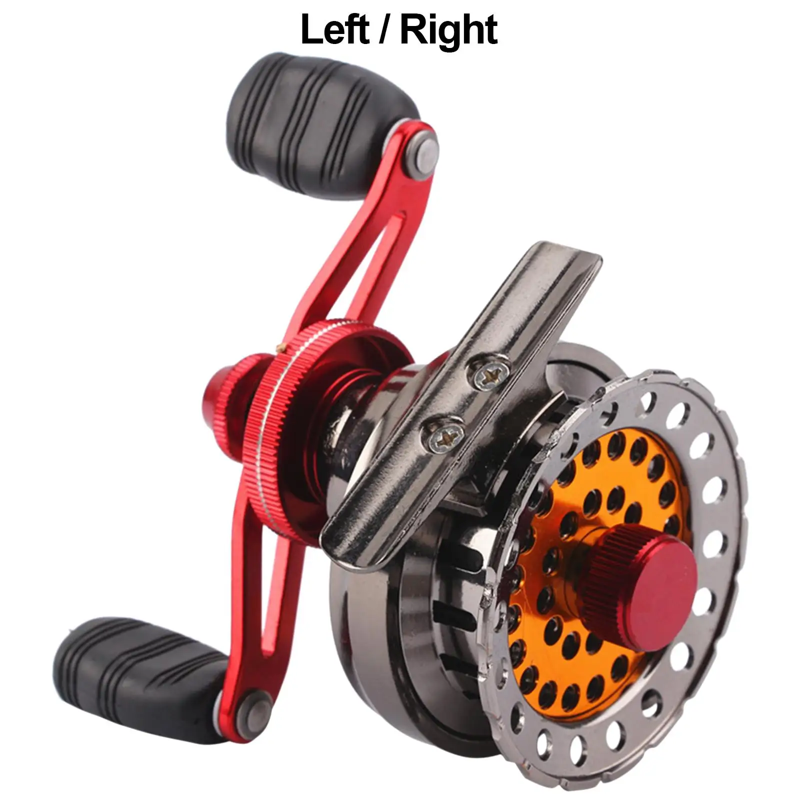 

Металлическая Тормозная ручная Рыболовная катушка для ловли нахлыстом, ледяной морской плот, передняя Рыболовная катушка, инструмент